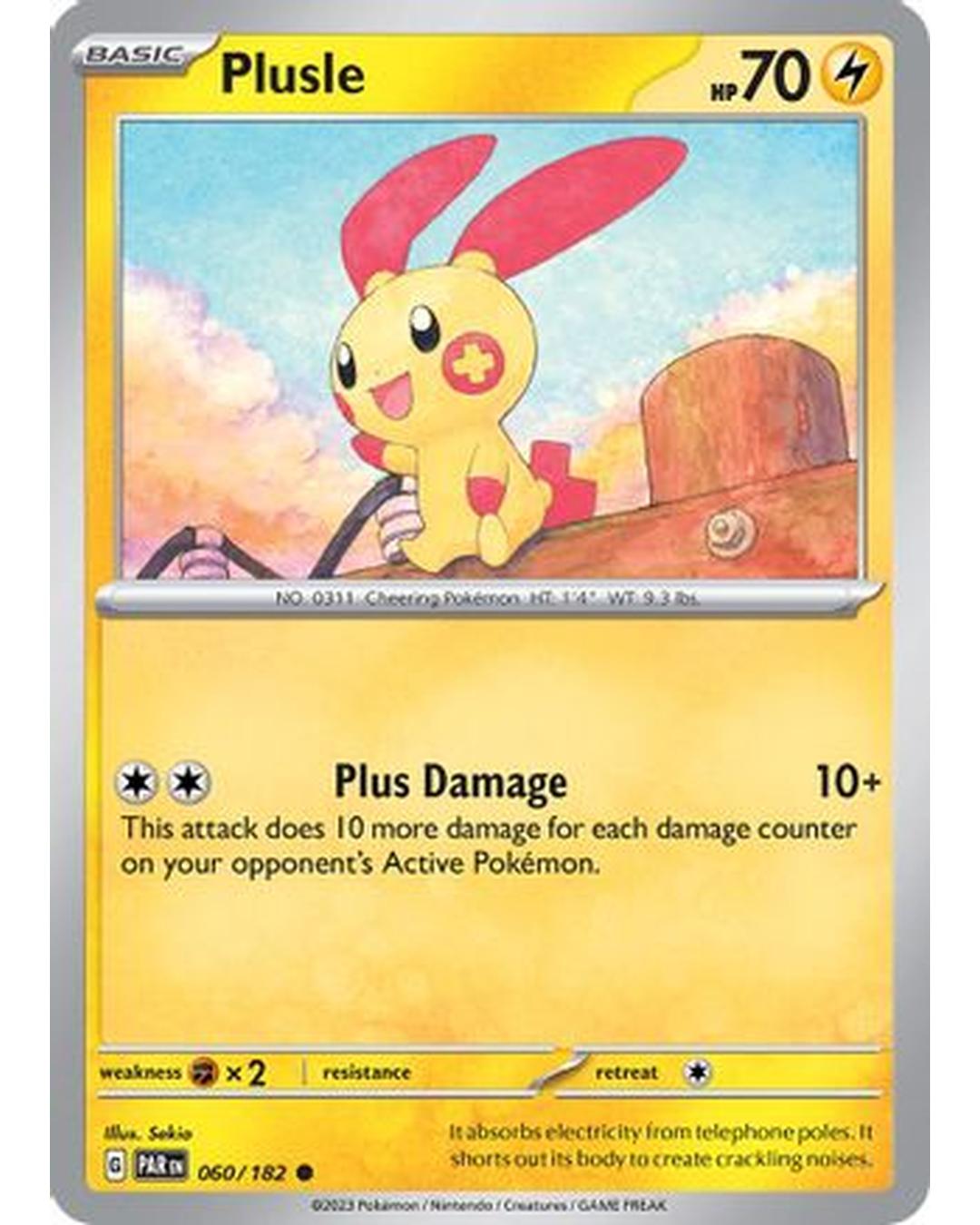 Plusle 060/182  SV04 Paradox Rift - Common