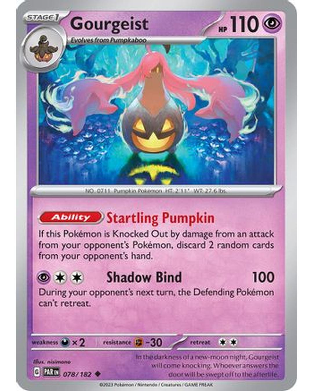 Gourgeist 078/182  SV04 Paradox Rift - Uncommon