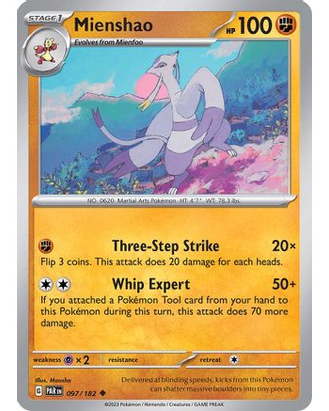 Mienshao 097/182  SV04 Paradox Rift - Uncommon