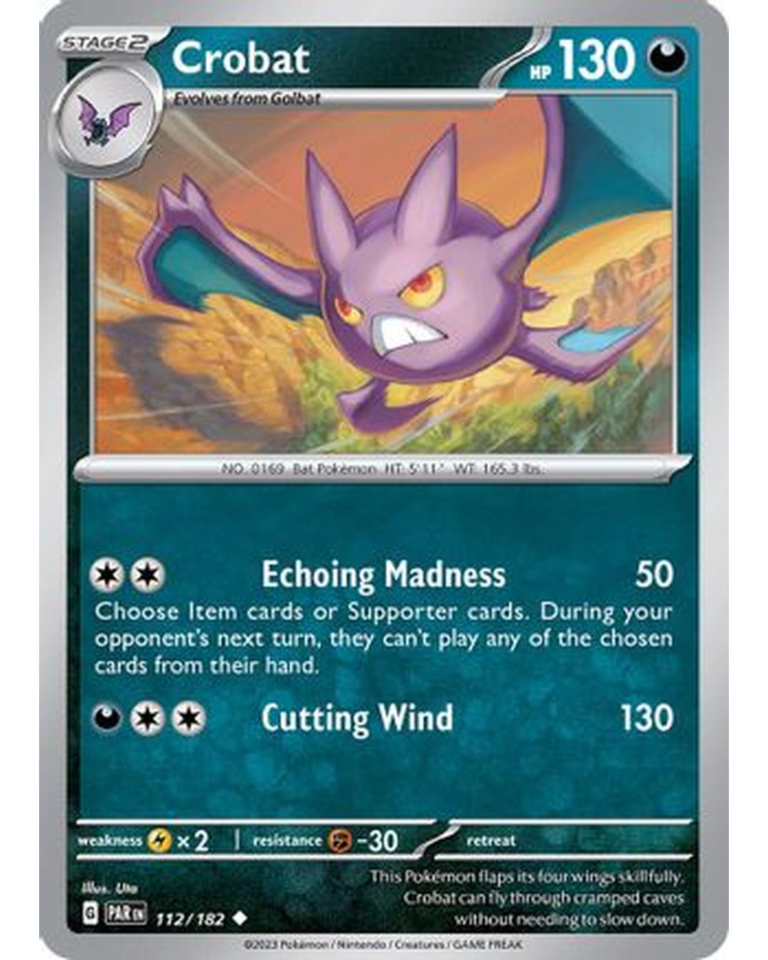 Crobat 112/182  SV04 Paradox Rift - Uncommon