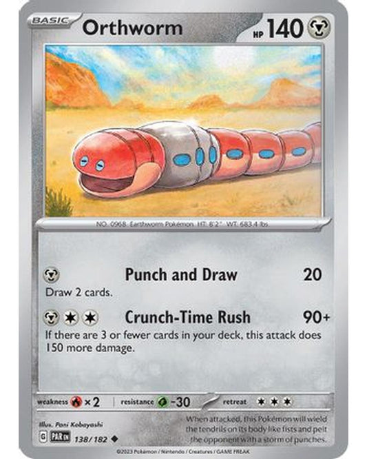 Orthworm 138/182  SV04 Paradox Rift - Uncommon