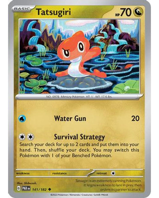 Tatsugiri 141/182  - Reverse Holofoil SV04 Paradox Rift - Uncommon