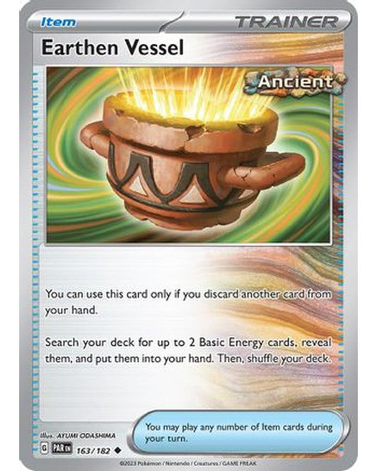 Earthen Vessel 163/182  - Reverse Holofoil SV04 Paradox Rift - Uncommon