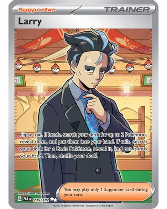 Larry 235/182  - Holofoil SV04 Paradox Rift - Ultra Rare