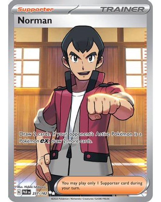 Norman 237/182  - Holofoil SV04 Paradox Rift - Ultra Rare