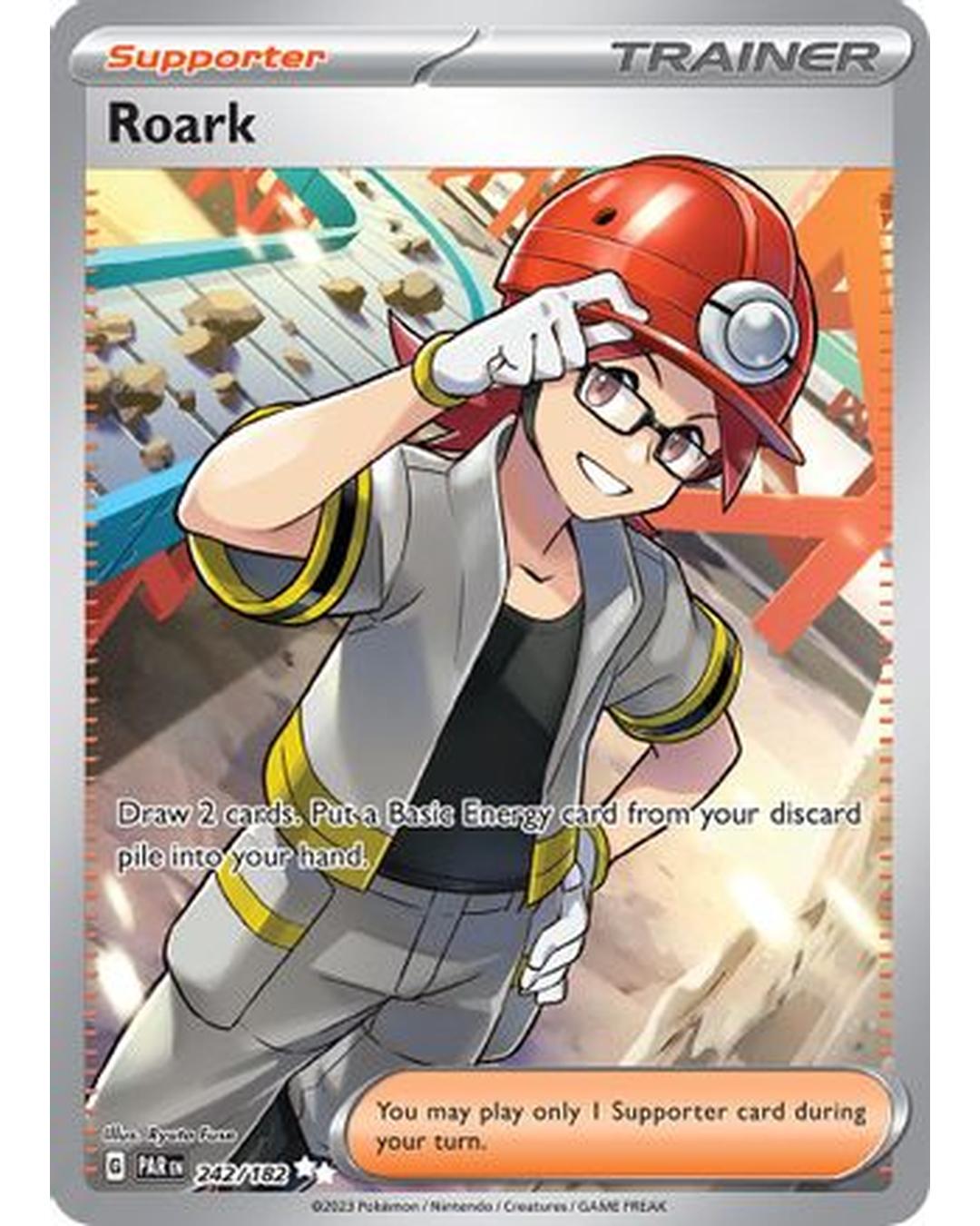 Roark 242/182  - Holofoil SV04 Paradox Rift - Ultra Rare
