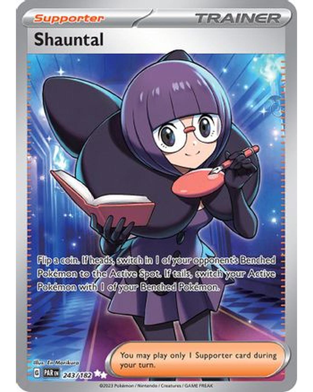 Shauntal 243/182  - Holofoil SV04 Paradox Rift - Ultra Rare