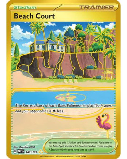 Beach Court 263/182  - Holofoil SV04 Paradox Rift - Hyper Rare