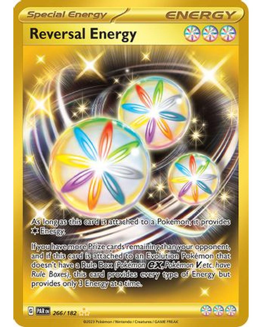 Reversal Energy 266/182  - Holofoil SV04 Paradox Rift - Hyper Rare