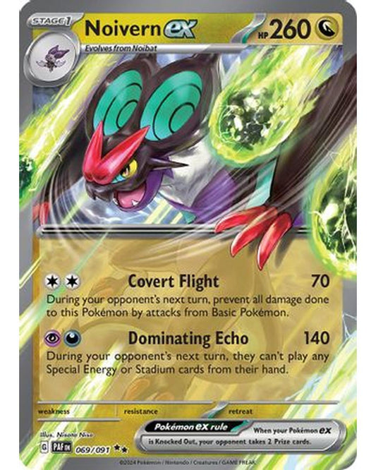Noivern ex 069/091  - Holofoil SV Paldean Fates - Double Rare