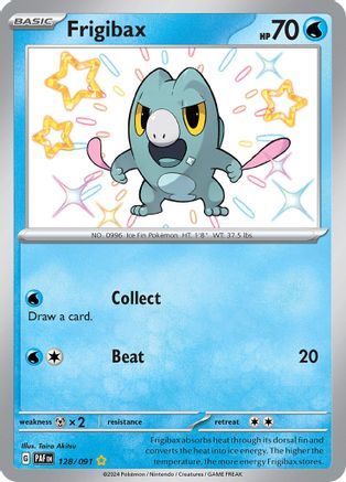 Frigibax 128/091  - Holofoil SV Paldean Fates - Shiny Rare