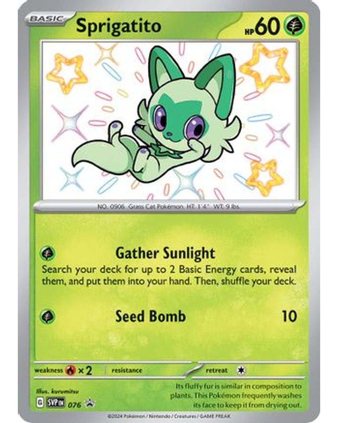 Sprigatito 076  - Holofoil SV Scarlet & Violet Promo Cards - Promo