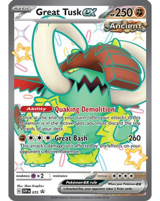 Great Tusk ex 072  - Holofoil SV Scarlet & Violet Promo Cards - Promo