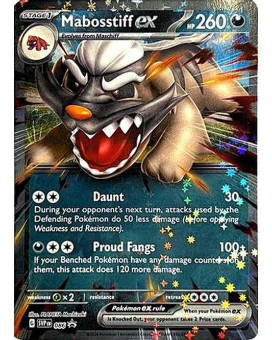 Mabosstiff ex 086  - Holofoil SV Scarlet & Violet Promo Cards - Promo