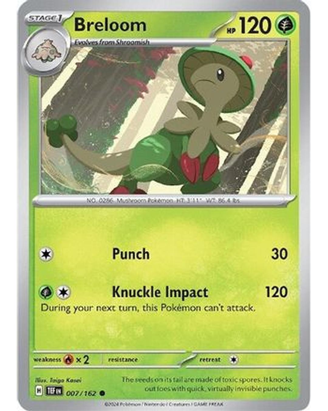 Breloom 007/162  SV05 Temporal Forces - Common