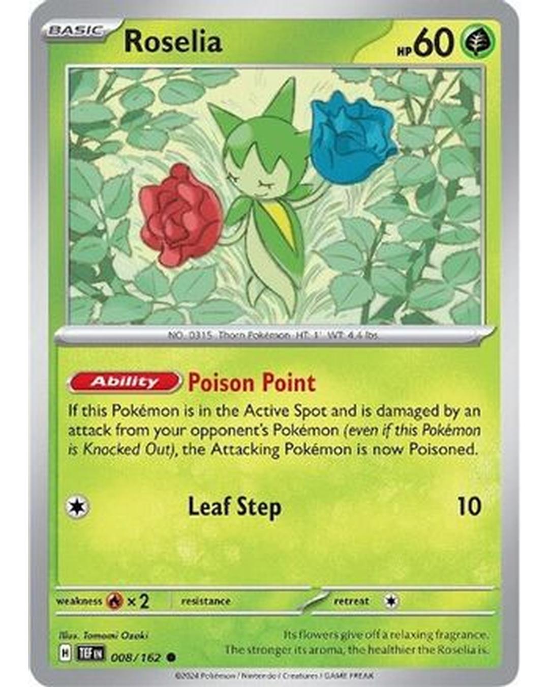 Roselia 008/162  SV05 Temporal Forces - Common