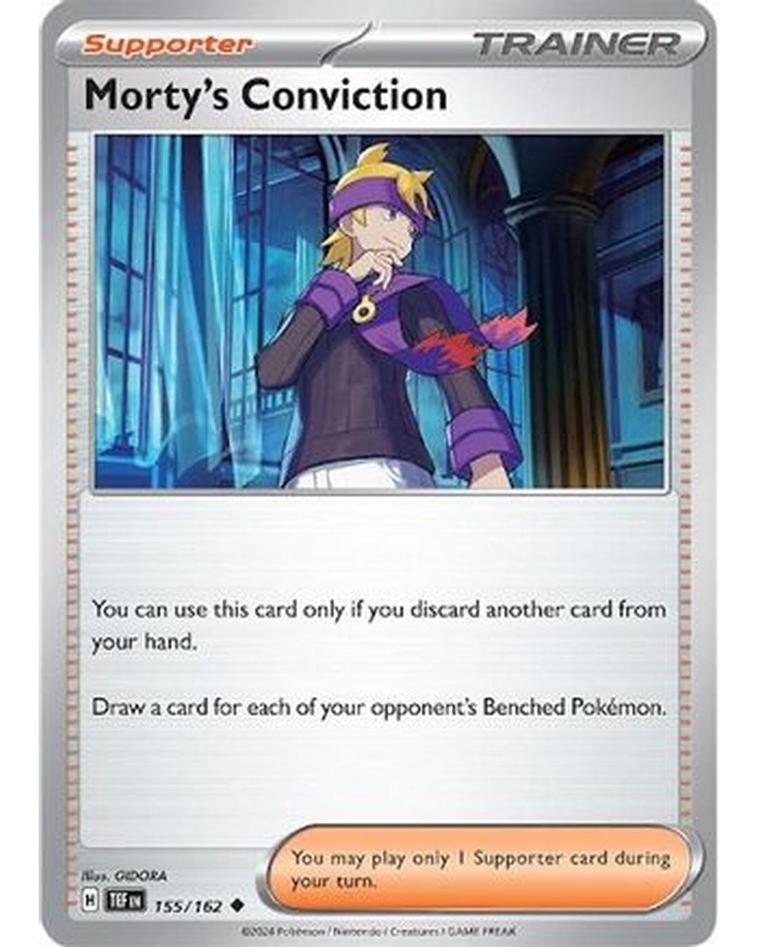 Morty's Conviction 155/162  SV05 Temporal Forces - Uncommon