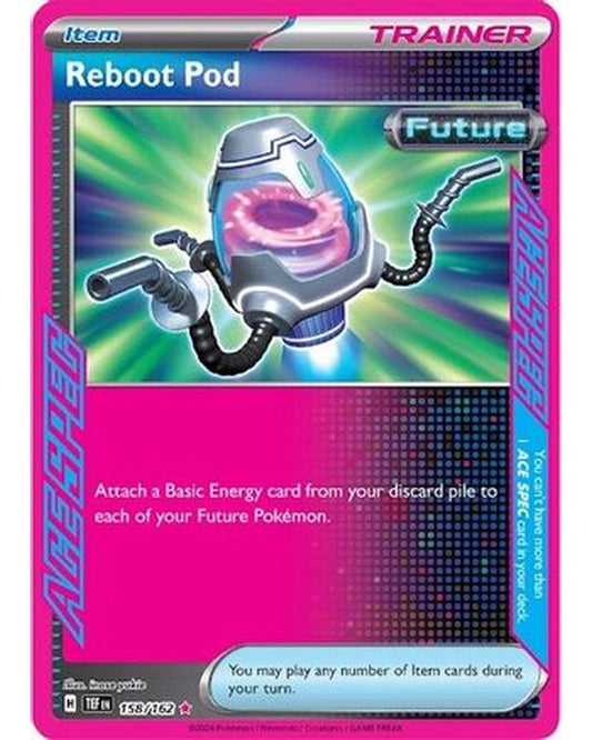 Reboot Pod 158/162  - Holofoil SV05 Temporal Forces - ACE SPEC Rare