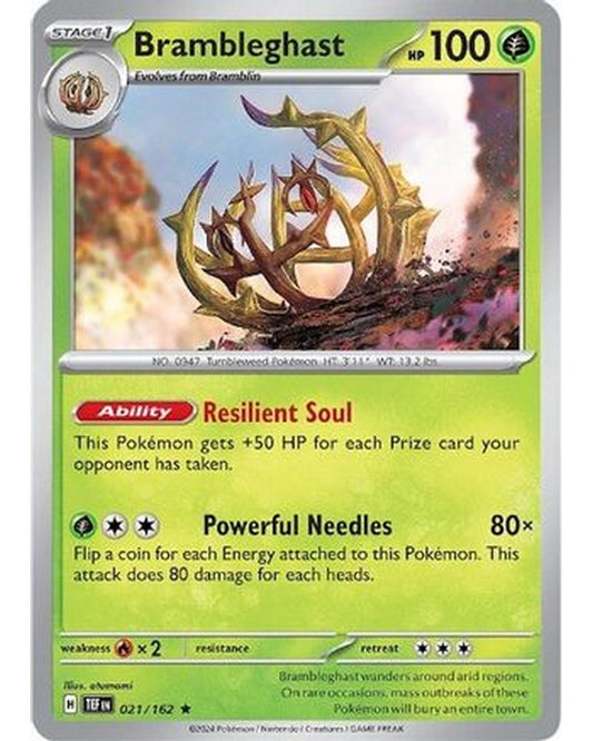 Brambleghast 021/162  - Holofoil SV05 Temporal Forces - Rare