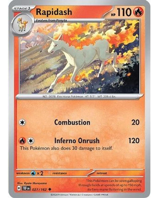 Rapidash 027/162  SV05 Temporal Forces - Uncommon