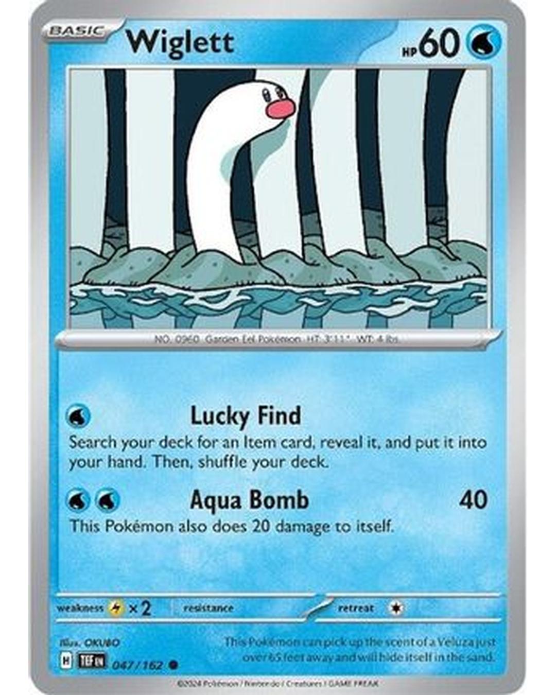 Wiglett 047/162  - Reverse Holofoil SV05 Temporal Forces - Common