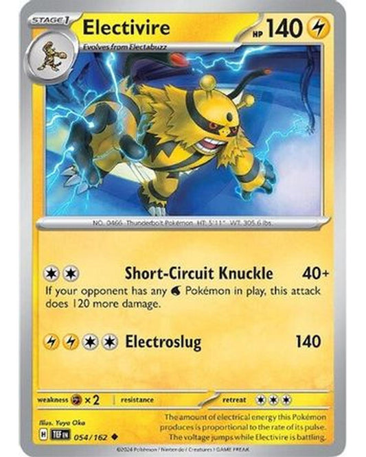Electivire 054/162  SV05 Temporal Forces - Uncommon