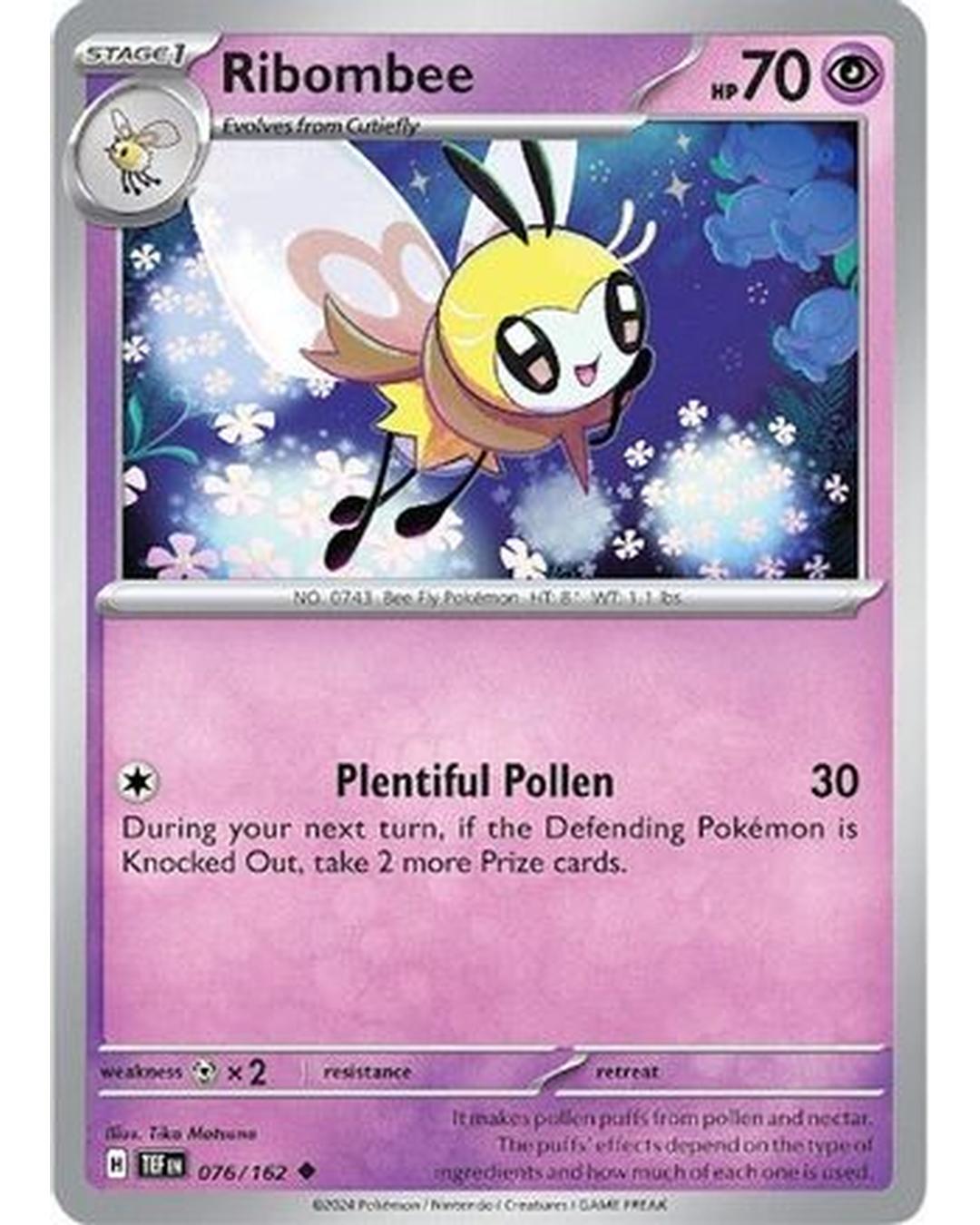 Ribombee 076/162  SV05 Temporal Forces - Uncommon