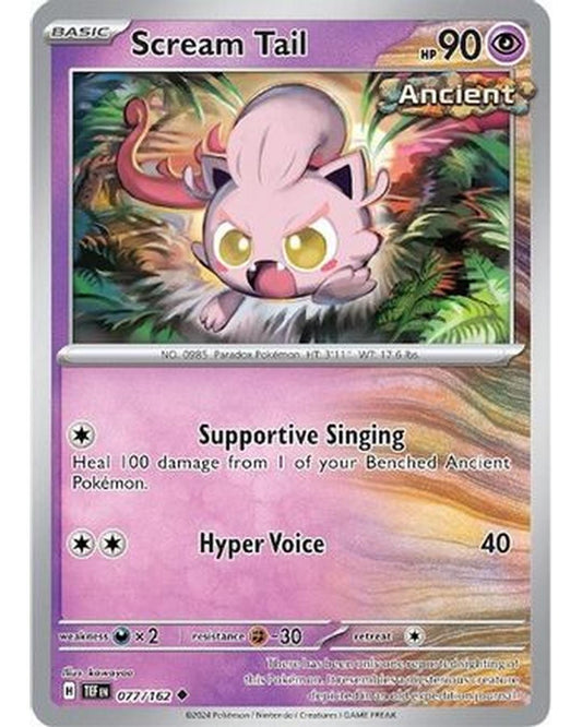 Scream Tail 077/162  SV05 Temporal Forces - Uncommon
