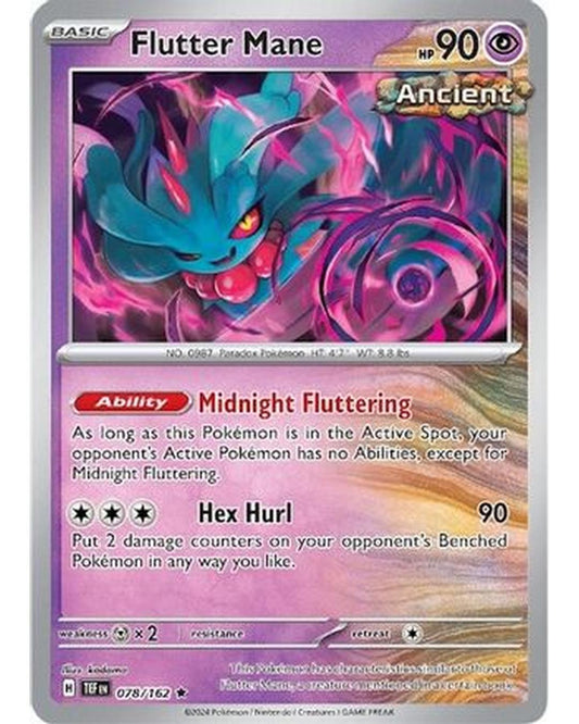 Flutter Mane 078/162  - Holofoil SV05 Temporal Forces - Rare