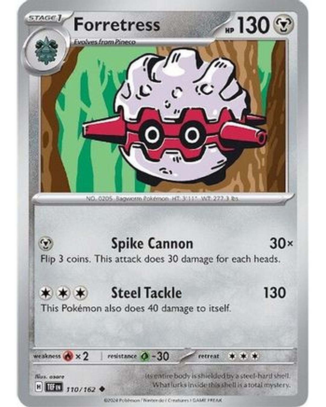 Forretress 110/162  SV05 Temporal Forces - Uncommon