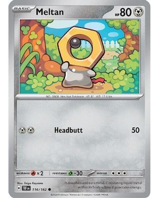 Meltan 116/162  - Reverse Holofoil SV05 Temporal Forces - Common