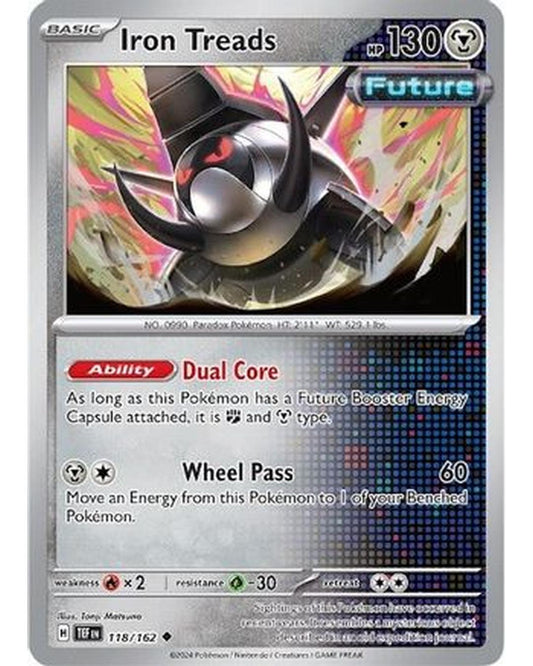 Iron Treads 118/162  - Reverse Holofoil SV05 Temporal Forces - Uncommon