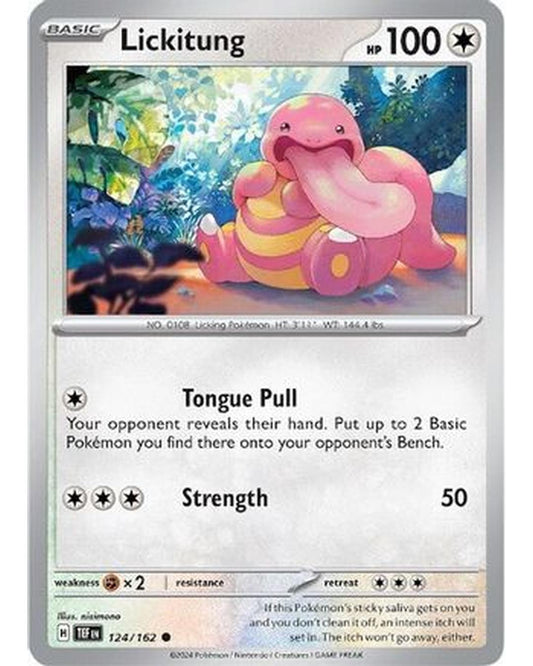 Lickitung 124/162  SV05 Temporal Forces - Common