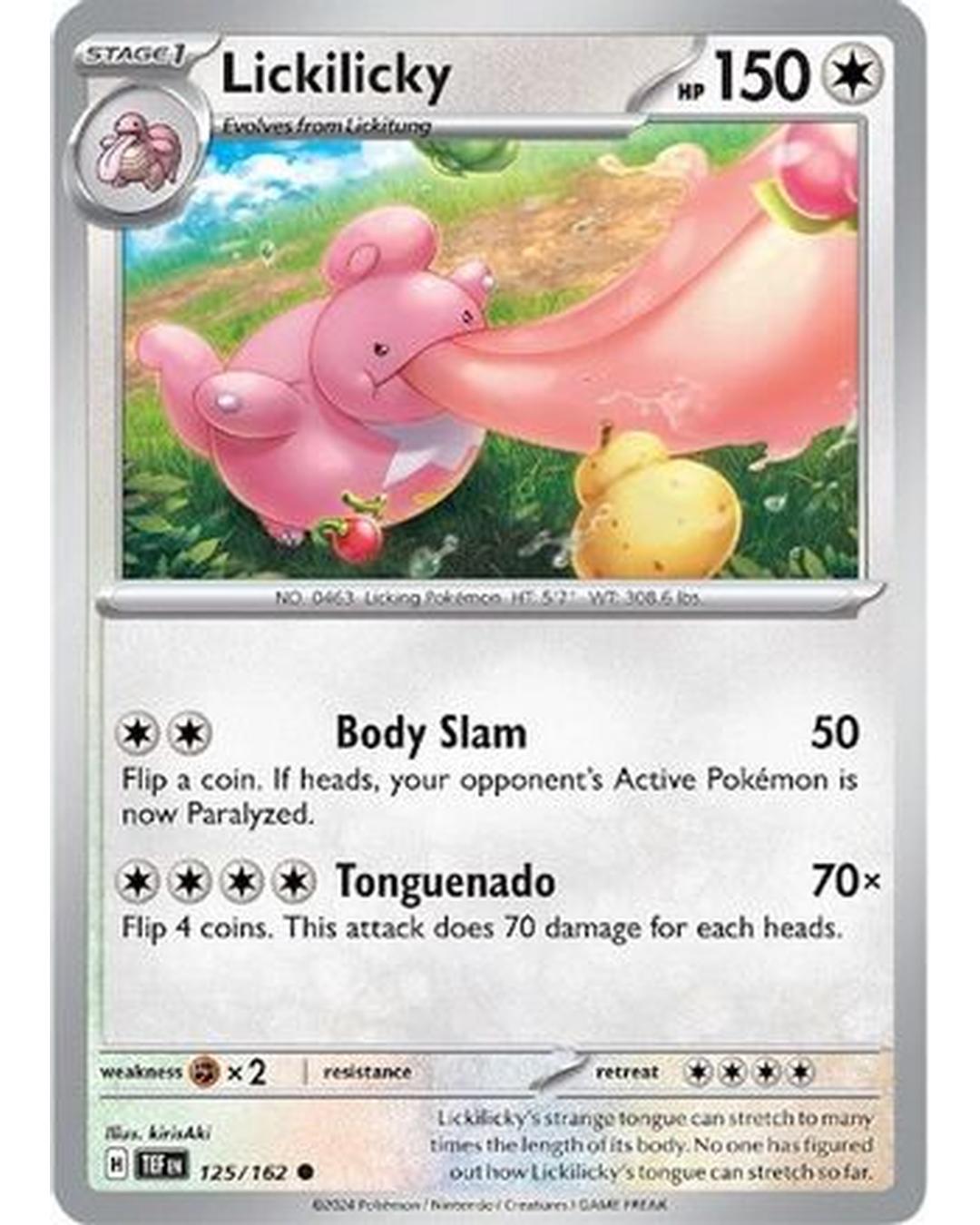 Lickilicky 125/162  SV05 Temporal Forces - Common