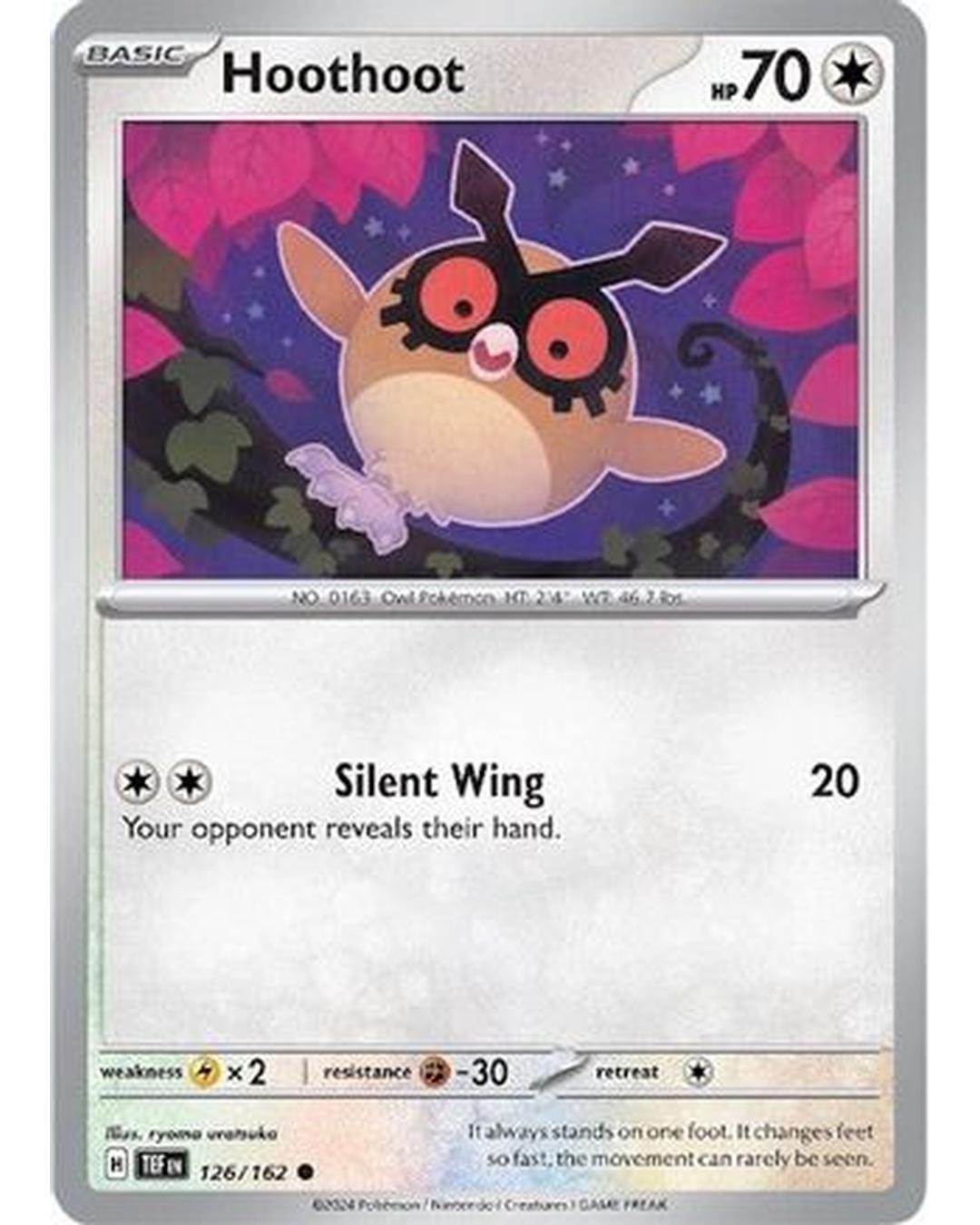Hoothoot 126/162  SV05 Temporal Forces - Common