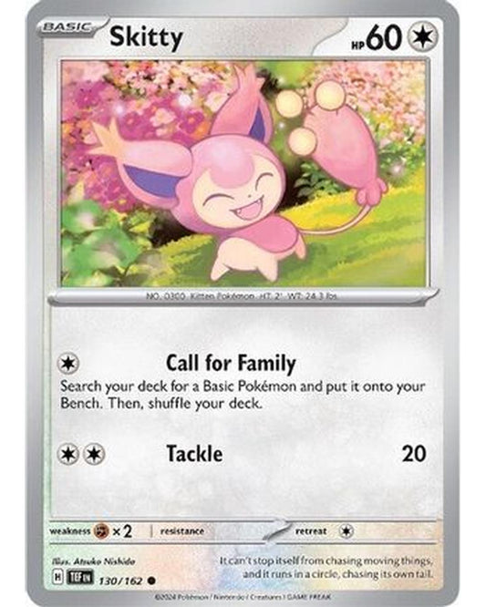 Skitty 130/162  SV05 Temporal Forces - Common