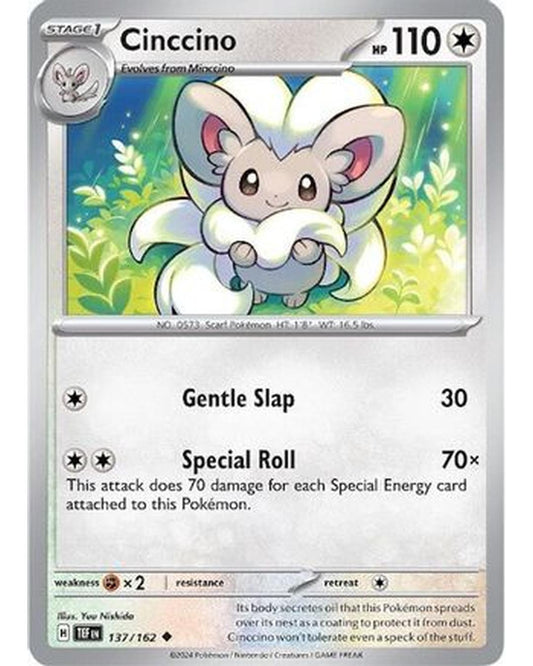 Cinccino 137/162  SV05 Temporal Forces - Uncommon