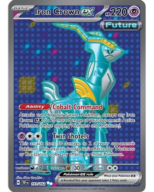 Iron Crown ex 191/162  - Holofoil SV05 Temporal Forces - Ultra Rare