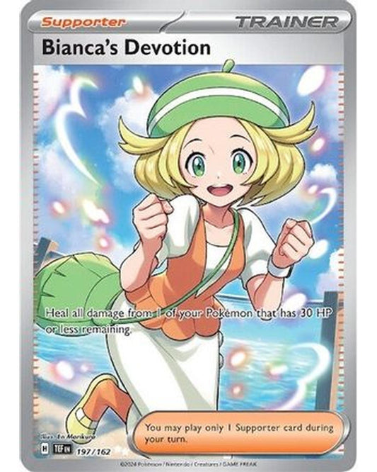Bianca's Devotion 197/162  - Holofoil SV05 Temporal Forces - Ultra Rare