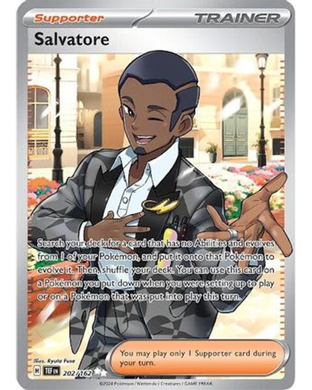 Salvatore 202/162  - Holofoil SV05 Temporal Forces - Ultra Rare