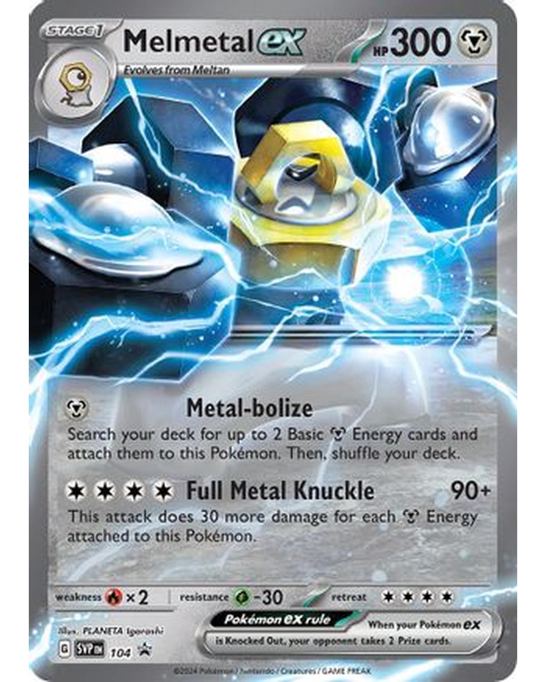 Melmetal ex 104  - Holofoil SV Scarlet & Violet Promo Cards - Promo