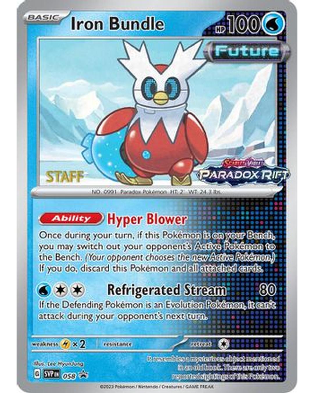 Iron Bundle 058  - Holofoil SV Scarlet & Violet Promo Cards - Promo