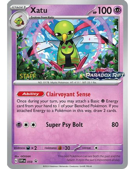 Xatu 059  - Holofoil SV Scarlet & Violet Promo Cards - Promo