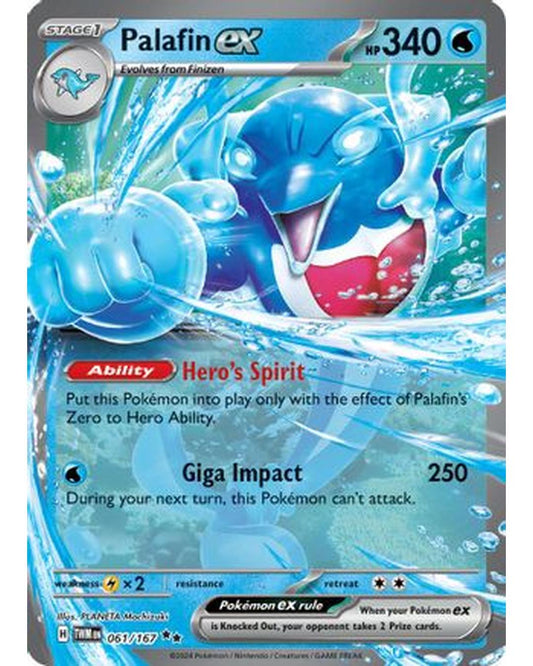 Palafin ex 061/167  - Holofoil SV06 Twilight Masquerade - Double Rare