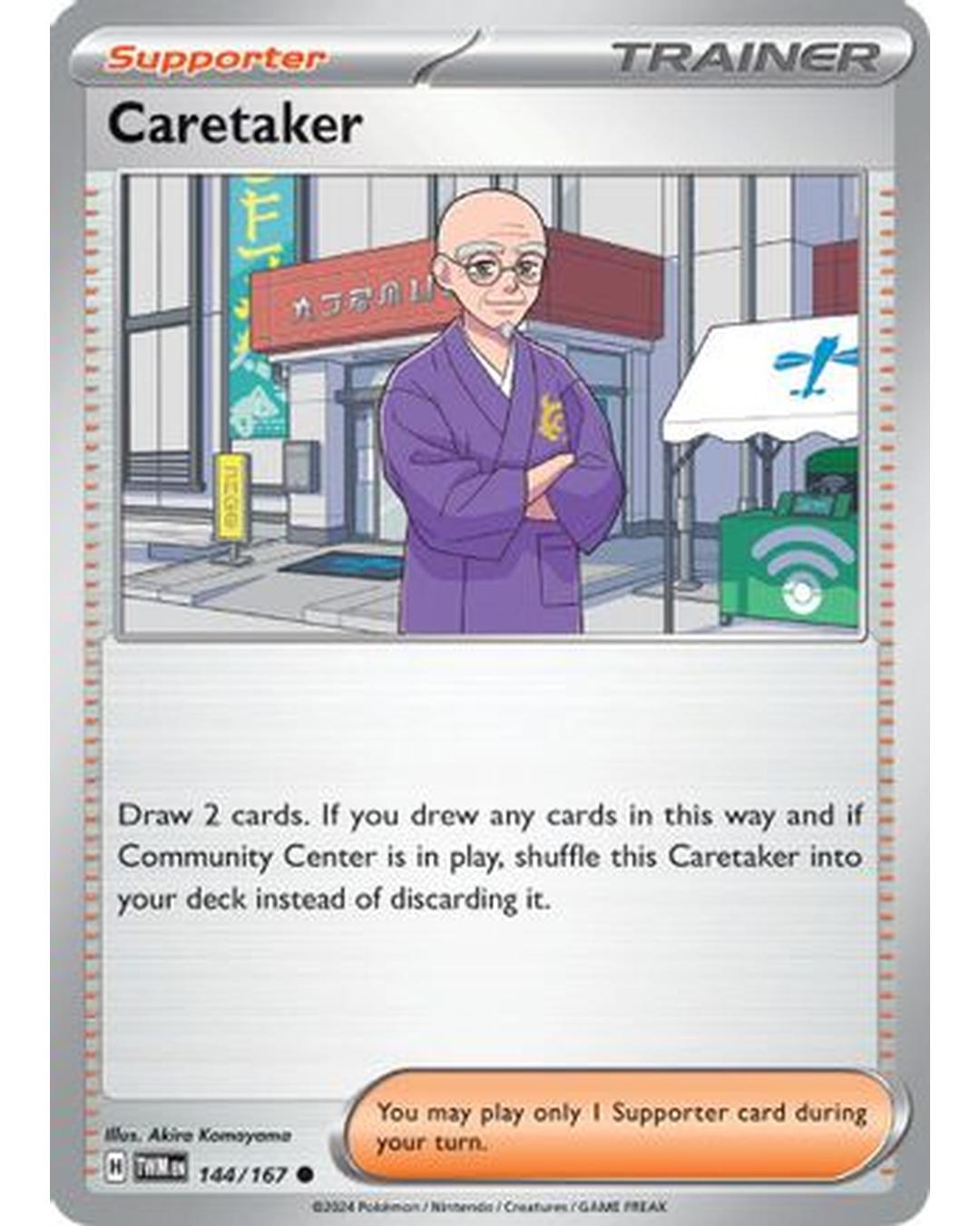 Caretaker 144/167  - Reverse Holofoil SV06 Twilight Masquerade - Common