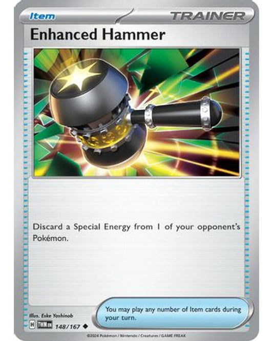 Enhanced Hammer 148/167  - Reverse Holofoil SV06 Twilight Masquerade - Uncommon