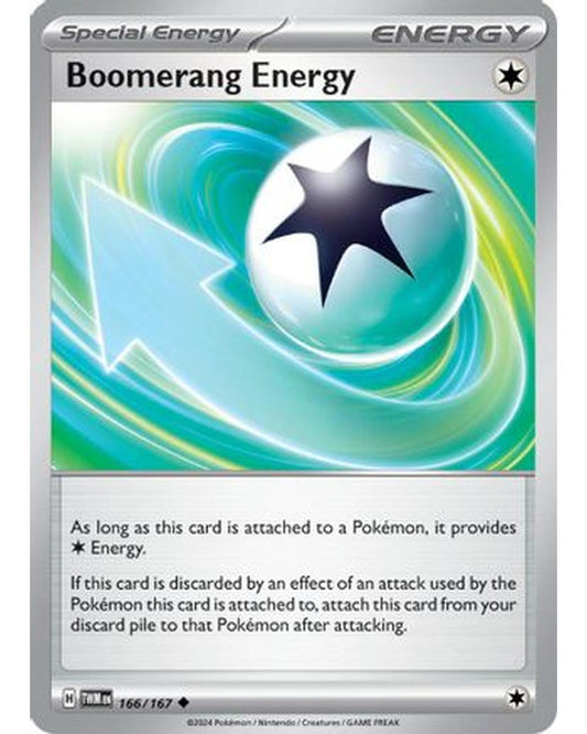 Boomerang Energy 166/167  SV06 Twilight Masquerade - Uncommon
