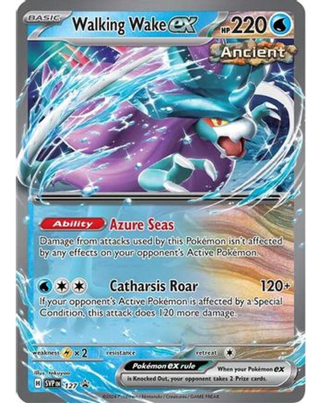 Walking Wake ex 127  - Holofoil SV Scarlet & Violet Promo Cards - Promo