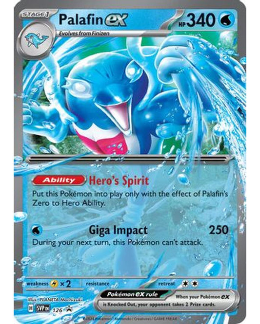 Palafin ex 126  - Holofoil SV Scarlet & Violet Promo Cards - Promo