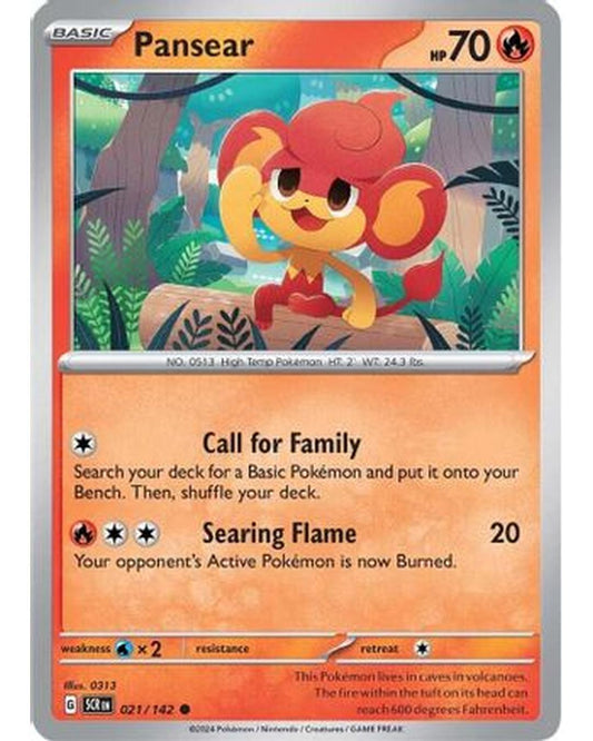 Pansear 021/142  SV07 Stellar Crown - Common